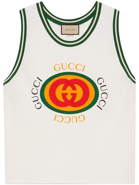 gucci tank top mens|Gucci cropped top.